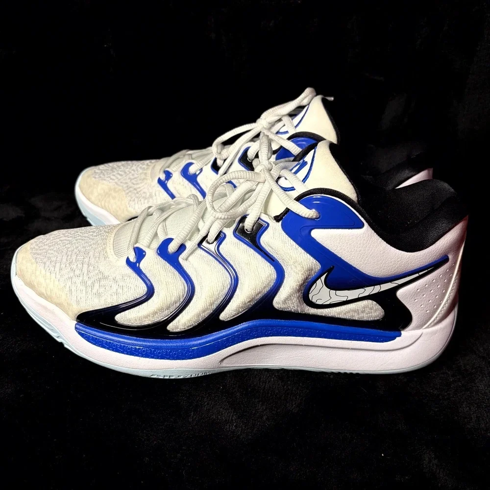 Nike KD 17 Penny FJ9487-100 Mens US 13 Basketball Shoes White Game Royal Sneaker